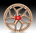 Niche Torsion M267 Platinum Bronze Custom Wheels 5